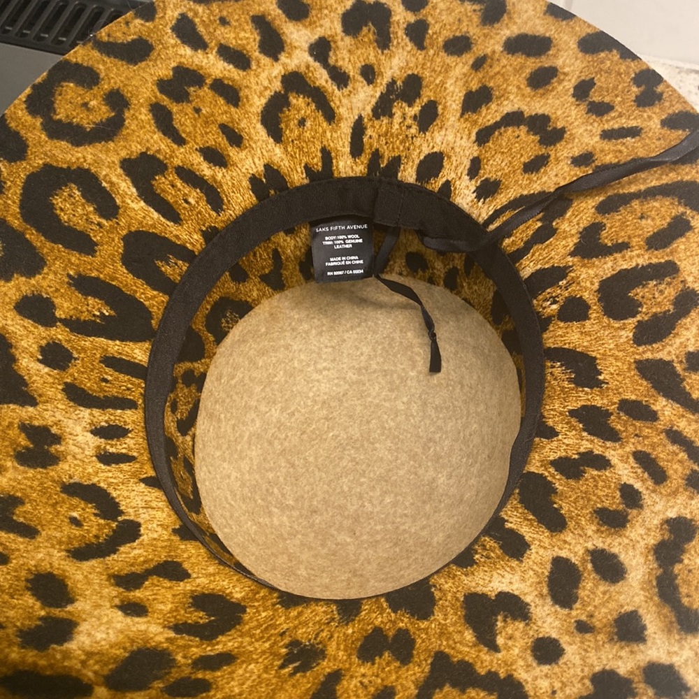 Saks Leopard hat! - Picture 4 of 4